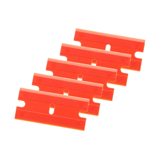Ex-Pro Plastic Double Edged Safety Scraper Blades x 5