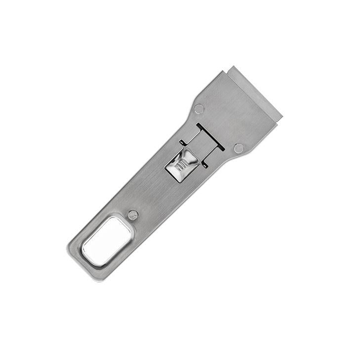 BGS Kraftmann Ceramic Hob Scraper – Oven & Window Cleaner Tool – Orange – Made In Germany