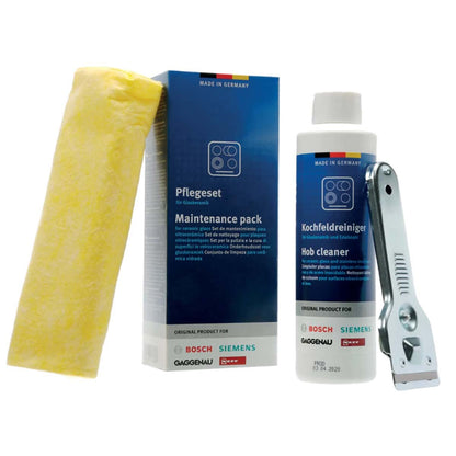 Bosch Stove Cleaner Kit with Scraper for Ceramic Hob 250ml