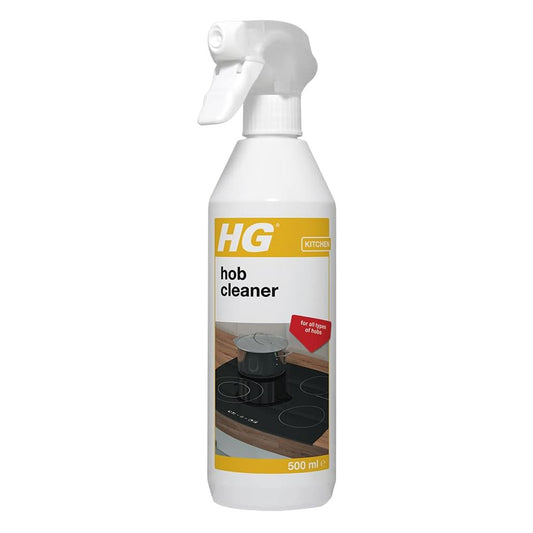 HG Hob Cleaner, Induction Ceramic & Glass Spray, Grease Remover & Kitchen Cleaner Degreaser - 500ml