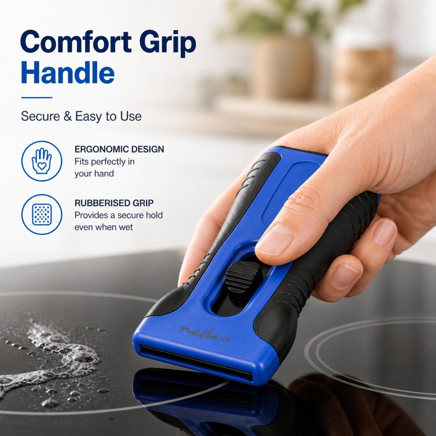 Lightweight Ceramic Hob Scraper Cleaning Tool for Vitroceramic Hobs