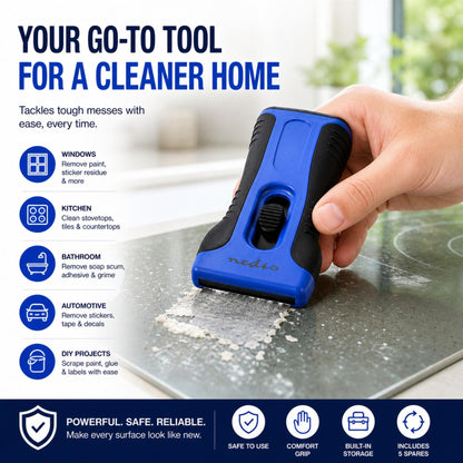 Lightweight Ceramic Hob Scraper Cleaning Tool for Vitroceramic Hobs