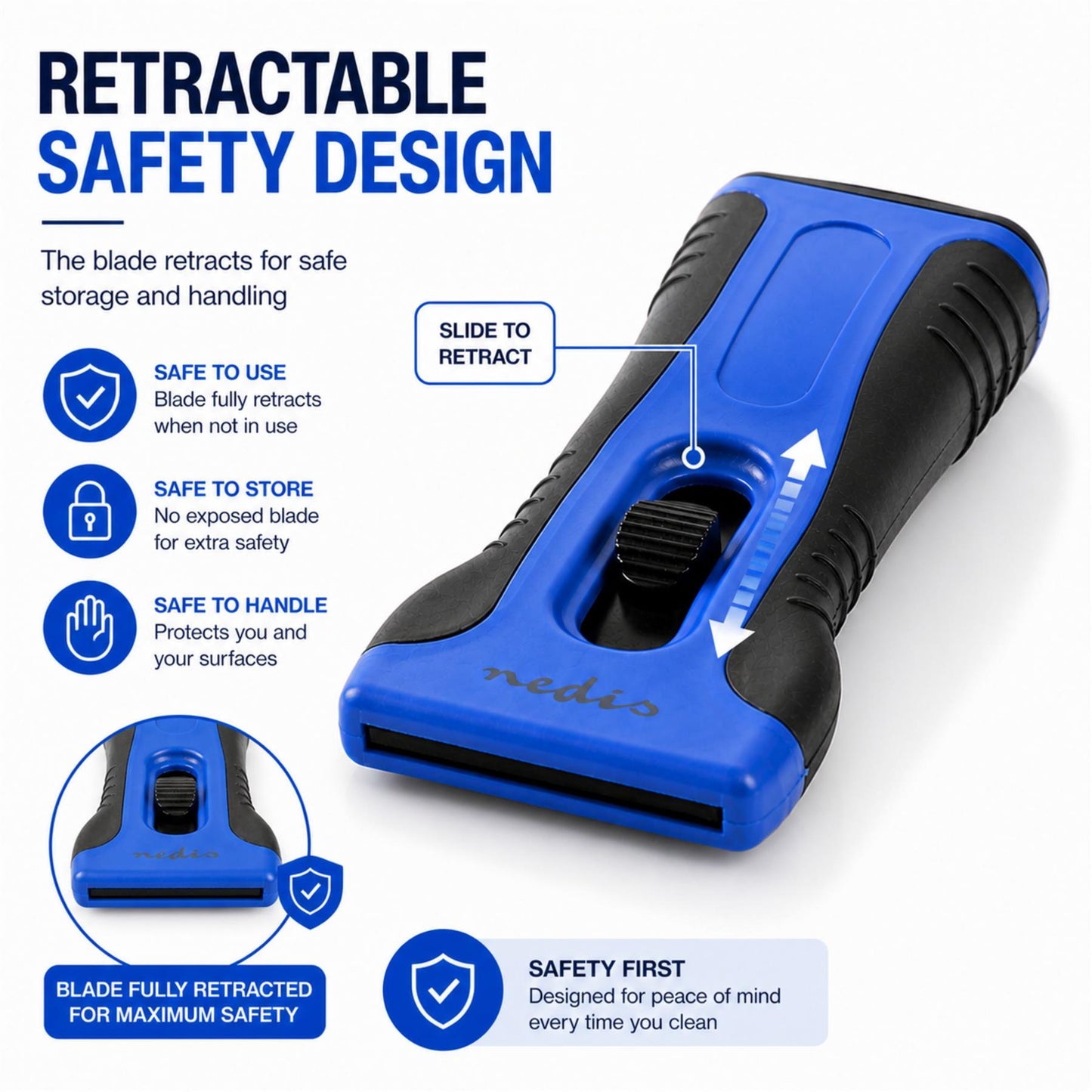 Lightweight Ceramic Hob Scraper Cleaning Tool for Vitroceramic Hobs