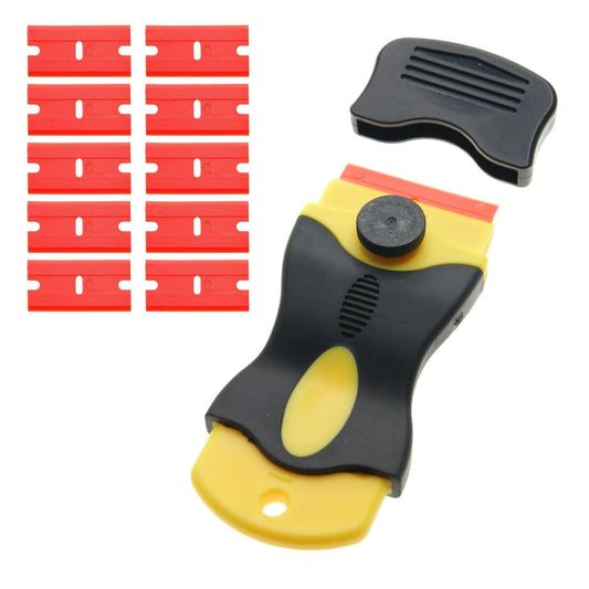 Ex-Pro Single Sided Universal Scraper with 10x Plastic Safety Blade