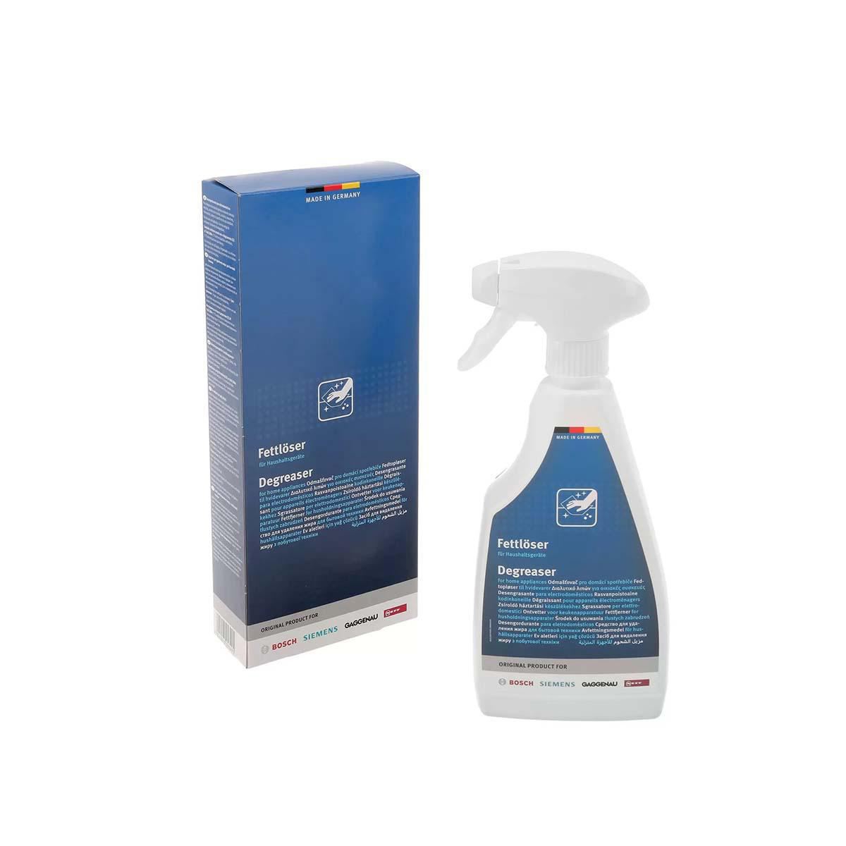 Bosch Universal Degreaser for Hob, Microwave Oven & Stainless Steel Surfaces 500ml